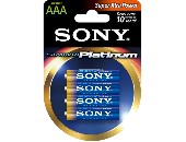Sony AM4PT-B4D Alkaline R03 Stamina Platinum 4 pcs blister AAA