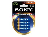 Sony AM4PTB4D Alkaline R03 Stamina Platinum 4 pcs blister AAA