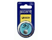 Sony Mini alkaline Coins LR1130, 1 pc Blister (Mercury Free version)
