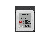 Sony 64GB XQD M series (read 440MB/s, write 150MB/s)