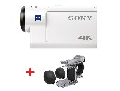 Sony FDR-X3000R 4K Action CAM with Wi-Fi & GPS +  Fingergrip AKA-FGP1 + Sony CP-V3A Portable power supply 3 000mAh, black