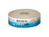 5 psc Sony 25 DVD+R bulk 16x + 5 psc Sony DVD-RW 4.7GB Slim case