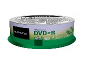 5 psc Sony 25DVD+R spindle 16x + 5 psc Sony DVD-RW 4.7GB Slim case