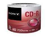 Sony CDR 48x 50pcs bulk