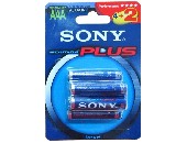 10 pcs Sony AM4B4X2A Alkaline R03 Stamina Plus 4+2 pack AAA + Flashlight