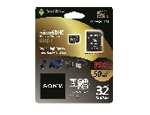 Sony 32GB Micro SD, class 10,  Super High Speed, 95MB/sec read, 50MB/sec write