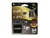 Sony 64GB Micro SD, class 10,  Super High Speed, 95MB/sec read, 50MB/sec write
